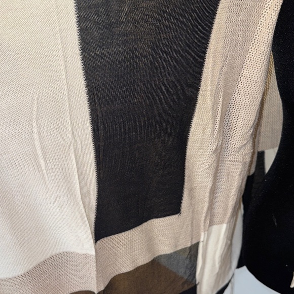 Colorblock Open Front Cardigan - Picture 7 of 16